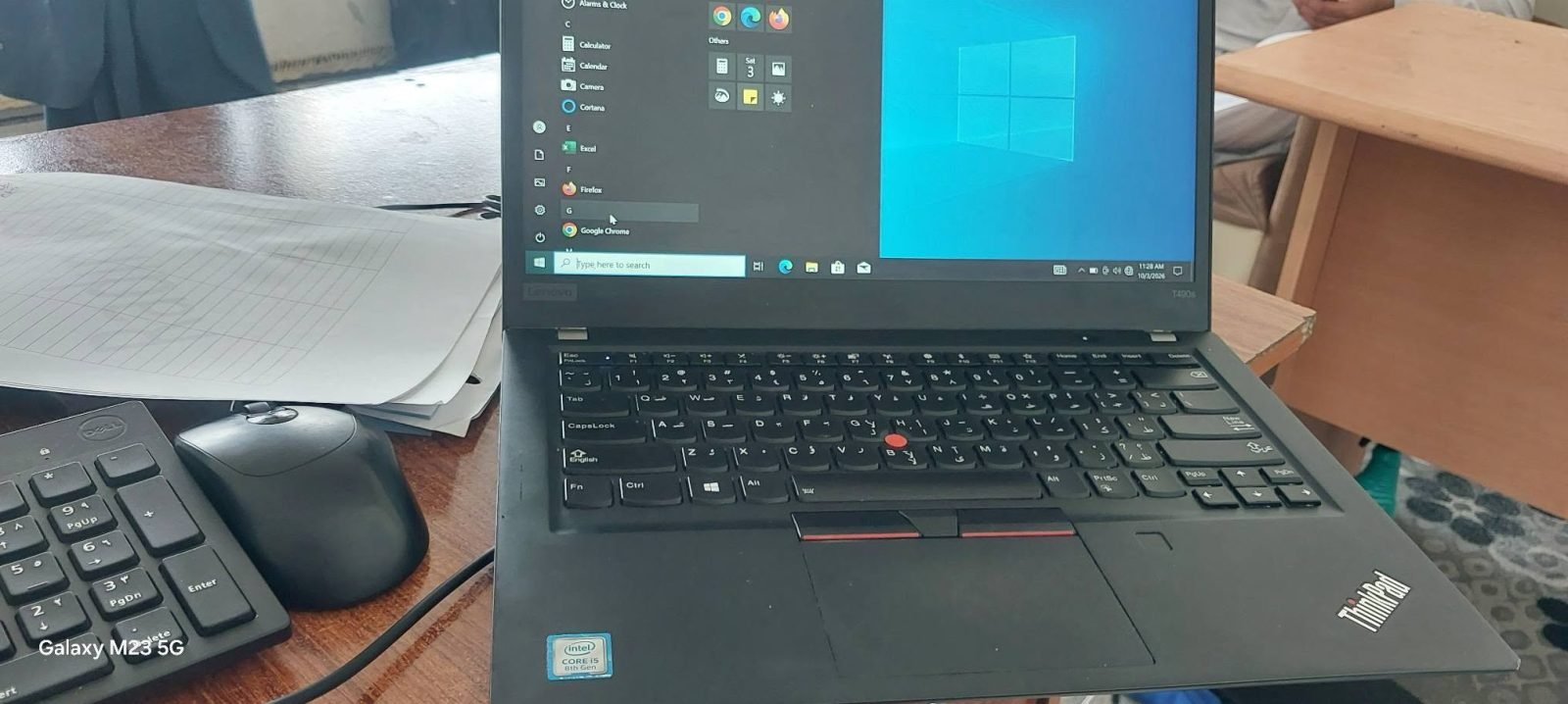 computer. T490S lenovo Thinkpad