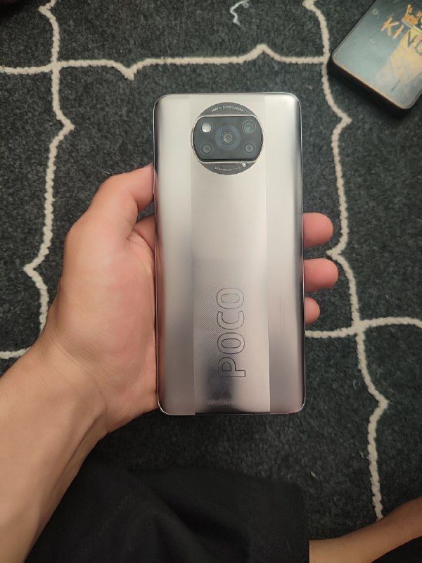 Poco x3pro 256 phone for sale, carton, Iranian register, the phone is guaranteed in all respects, price 6500, number 0701620625