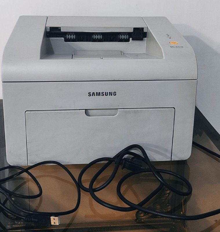 Samsung black and white laser printer model ML-2510 for sale.