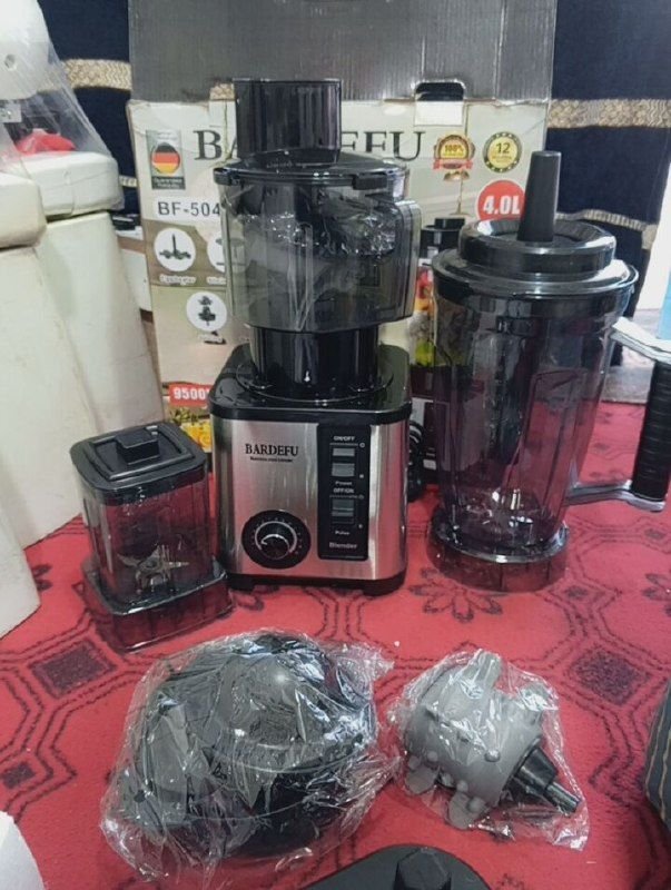 In the name of God, we are selling 8-function juicer mixer.