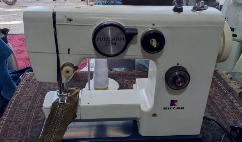Electric sewing machine called Ricar, good sewing