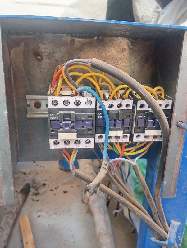 One electric block machine with three new motors
