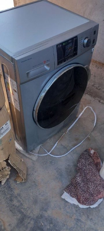 دودانه لباسشویی مارک پاک شوما اتومات خشکن دار 9کیلویی و8کیلویی نو فقط در حد تست استفاده شده به قیمت مناسب نصف قیمت بازار
