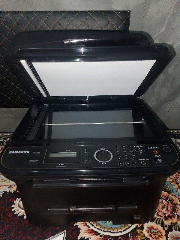 A black and white three-function Samsung printer is available in the market at a reasonable price for all its parts and colors