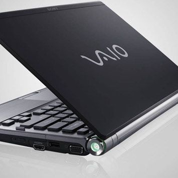 A Sony computer stand