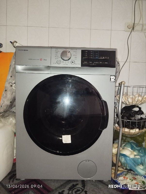 Pakshuma washing machine, fully automatic, the most modern, washing all kinds of clothes, new, at the zero limit, it has been two months, we have activated it, low consumption, I brought it from Iran, it is Iran's own consumption.